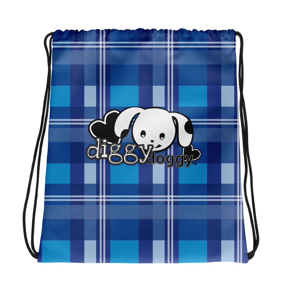 Diggy doggy logo Drawstring bag