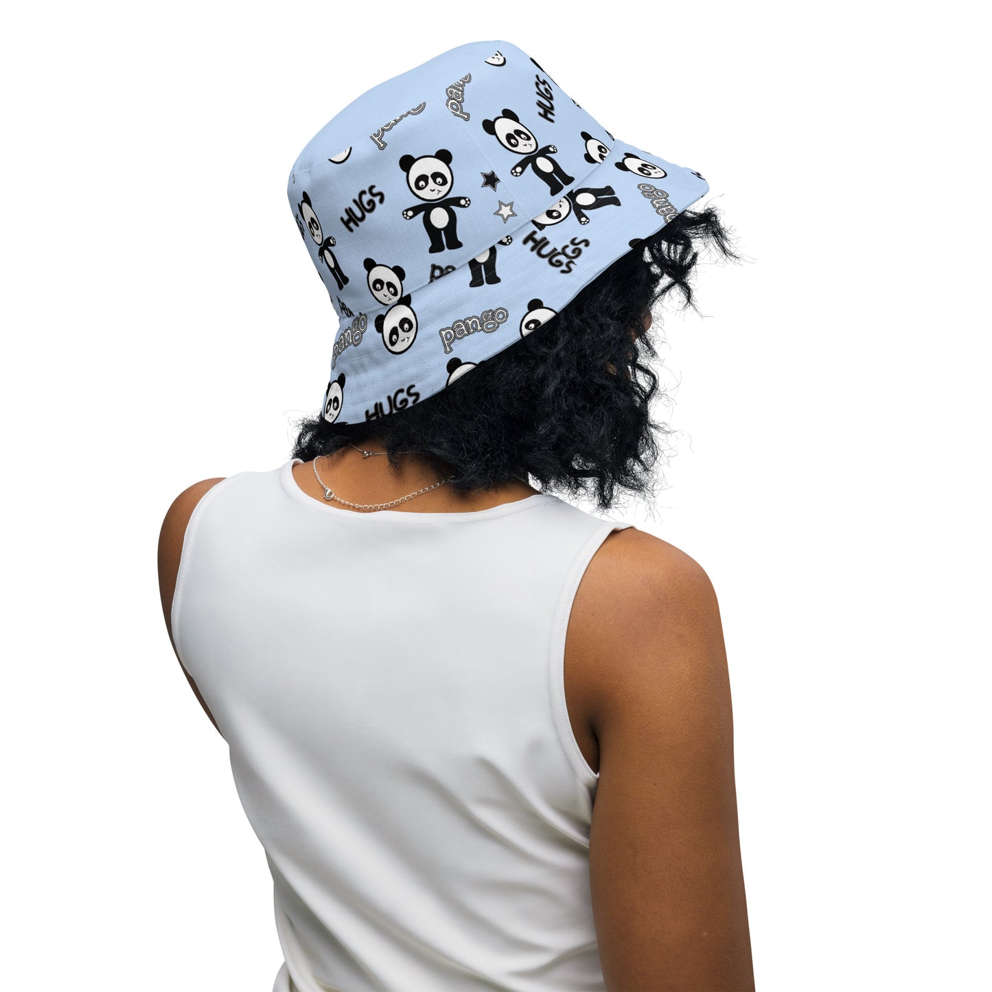 Pango Panda hugs Reversible bucket hat