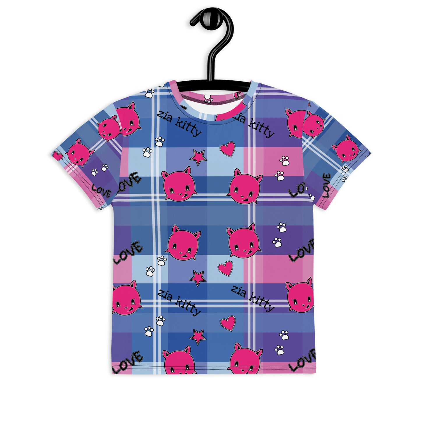 Zia Kitty love Youth crew neck t-shirt