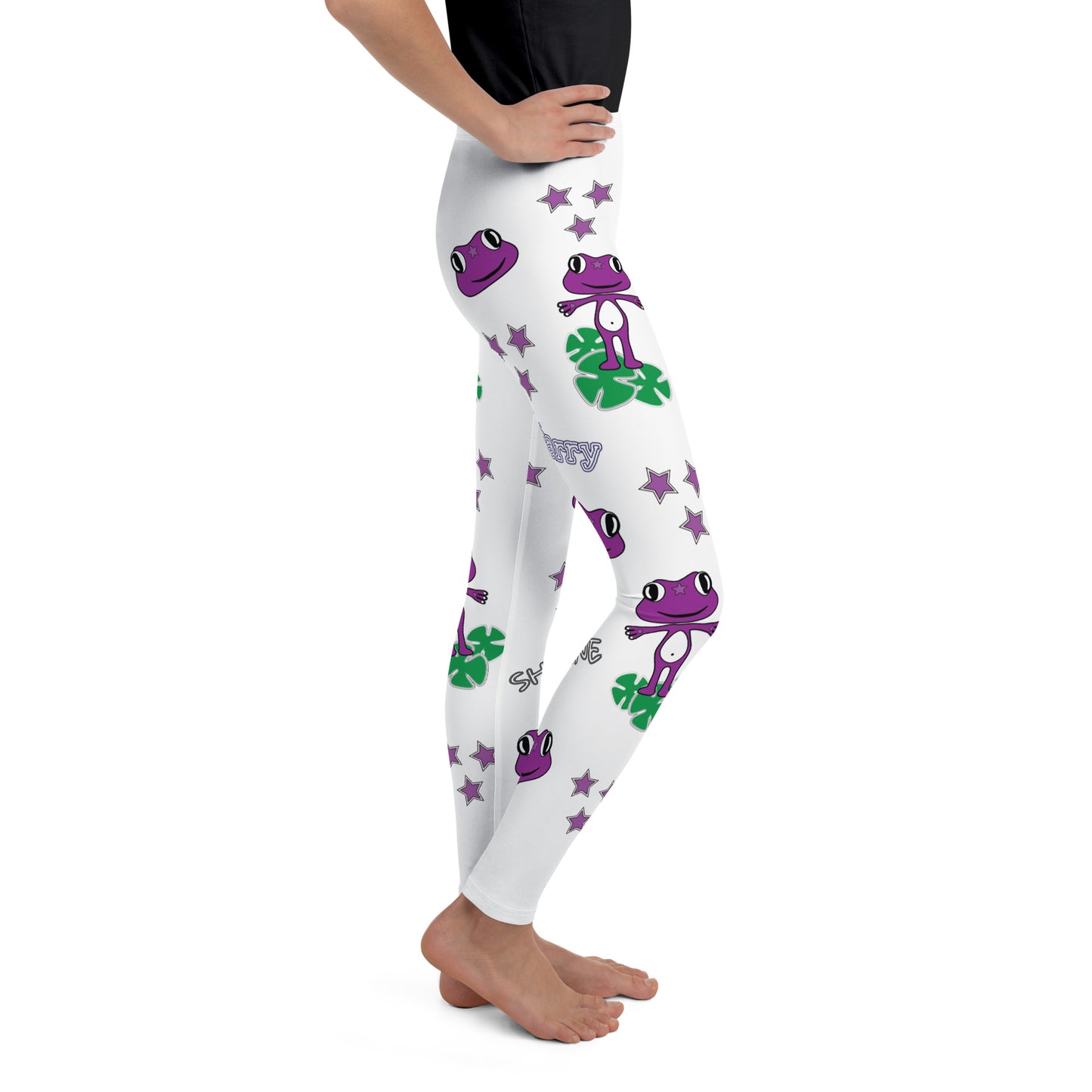Starry the gecko pattern Youth Leggings