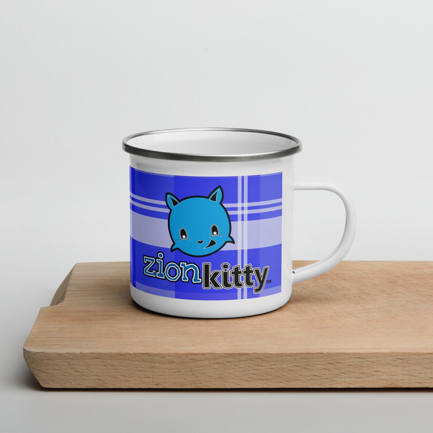 Zion Kitty Enamel Mug