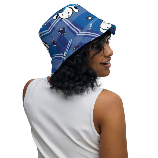 Diggy doggy puppy love Reversible beach bucket hat