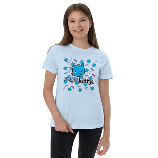 Zion Kitty paws Youth jersey t-shirt
